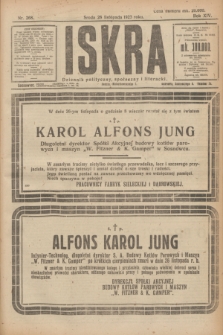 Iskra : dziennik polityczny, społeczny i literacki. R.14, nr 268 (28 listopada 1923)