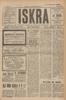 Iskra : dziennik polityczny, społeczny i literacki. R.14, nr 271 (1 grudnia 1923)