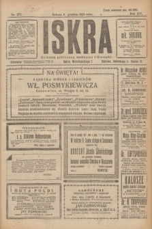 Iskra : dziennik polityczny, społeczny i literacki. R.14, nr 277 (8 grudnia 1923)