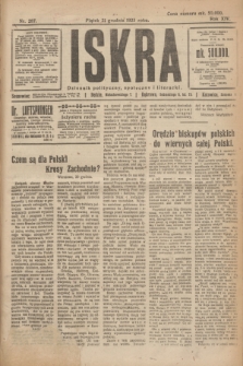 Iskra : dziennik polityczny, społeczny i literacki. R.14, nr 287 (21 grudnia 1923)