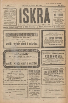 Iskra : dziennik polityczny, społeczny i literacki. R.14, nr 289 (23 grudnia 1923)