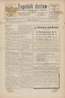 Tygodnik dostaw : pismo fachowe poświęcone polskiemu dostawnictwu i odbudowie. R.16, nr 23 (11 lipca 1924)