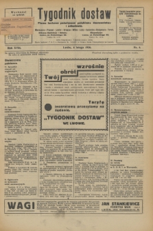 Tygodnik dostaw : pismo fachowe poświęcone polskiemu dostawnictwu i odbudowie. R.18, nr 4 (6 lutego 1926)