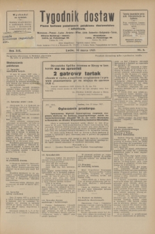 Tygodnik dostaw : pismo fachowe poświęcone polskiemu dostawnictwu i odbudowie. R.19, nr 8 (10 marca 1927)