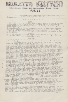 Biuletyn Bałtycki Wilbi : podaje wiadomości bieżące z Łotwy oraz perjodyczne z Estonji i Finlandji : dodatek do „Biuletynu Kowieńskiego”. 1931, nr 5 (3 grudnia)