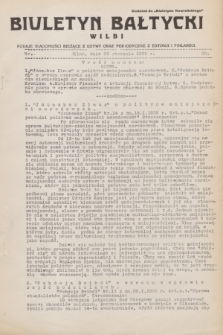 Biuletyn Bałtycki Wilbi : podaje wiadomości bieżące z Łotwy oraz perjodyczne z Estonji i Finlandji : dodatek do „Biuletynu Kowieńskiego”. 1932, nr 20 (23 stycznia)