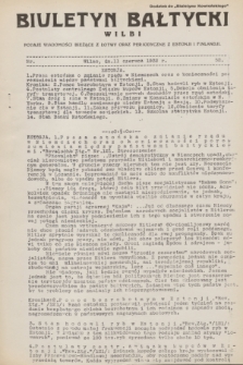 Biuletyn Bałtycki Wilbi : dodatek do „Biuletynu Kowieńskiego”. 1932, nr 52 (11 czerwca)