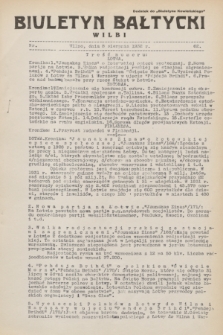 Biuletyn Bałtycki Wilbi : dodatek do „Biuletynu Kowieńskiego”. 1932, nr 62 (8 sierpnia)