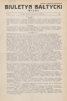 Biuletyn Bałtycki Wilbi : dodatek do „Biuletynu Kowieńskiego”. 1932, nr 66 (6 września)