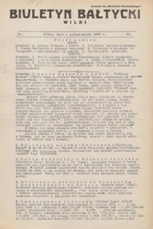 Biuletyn Bałtycki Wilbi : dodatek do „Biuletynu Kowieńskiego”. 1932, nr 71 (1 października)