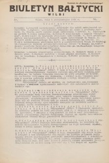 Biuletyn Bałtycki Wilbi : dodatek do „Biuletynu Kowieńskiego”. 1932, nr 72 (5 października)