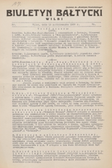 Biuletyn Bałtycki Wilbi : dodatek do „Biuletynu Kowieńskiego”. 1932, nr 75 (15 października)