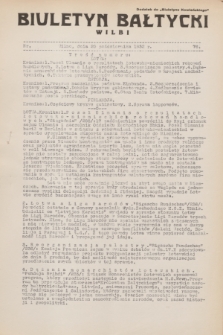Biuletyn Bałtycki Wilbi : dodatek do „Biuletynu Kowieńskiego”. 1932, nr 76 (20 października)