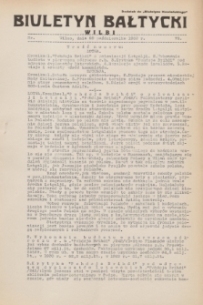Biuletyn Bałtycki Wilbi : dodatek do „Biuletynu Kowieńskiego”. 1932, nr 78 (28 października)