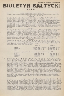 Biuletyn Bałtycki Wilbi : dodatek do „Biuletynu Kowieńskiego”. 1932, nr 87 (28 listopada)