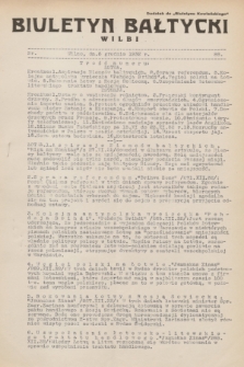 Biuletyn Bałtycki Wilbi : dodatek do „Biuletynu Kowieńskiego”. 1932, nr 88 (6 grudnia)