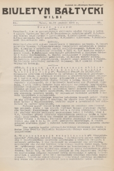 Biuletyn Bałtycki Wilbi : dodatek do „Biuletynu Kowieńskiego”. 1932, nr 92 (24 grudnia)