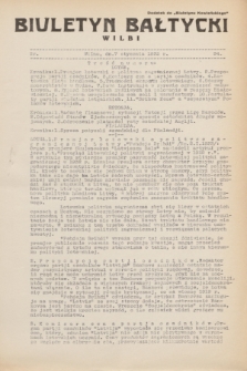 Biuletyn Bałtycki Wilbi : dodatek do „Biuletynu Kowieńskiego”. 1933, nr 94 (7 stycznia)