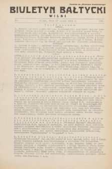 Biuletyn Bałtycki Wilbi : dodatek do „Biuletynu Kowieńskiego”. 1933, nr 106 (17 marca)