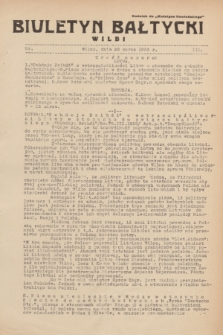 Biuletyn Bałtycki Wilbi : dodatek do „Biuletynu Kowieńskiego”. 1933, nr 110 (28 marca)