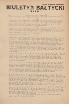 Biuletyn Bałtycki Wilbi : dodatek do „Biuletynu Kowieńskiego”. 1933, nr 115 (22 kwietnia)