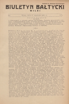 Biuletyn Bałtycki Wilbi : dodatek do „Biuletynu Kowieńskiego”. 1933, nr 117 (27 kwietnia)