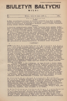 Biuletyn Bałtycki Wilbi : dodatek do „Biuletynu Kowieńskiego”. 1933, nr 124 (23 maja)