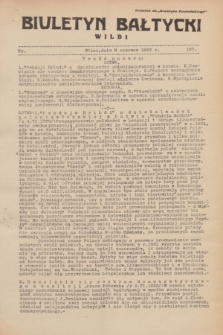 Biuletyn Bałtycki Wilbi : dodatek do „Biuletynu Kowieńskiego”. 1933, nr 127 (8 czerwca)