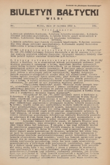 Biuletyn Bałtycki Wilbi : dodatek do „Biuletynu Kowieńskiego”. 1933, nr 129 (19 czerwca)