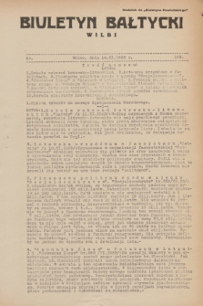 Biuletyn Bałtycki Wilbi : dodatek do „Biuletynu Kowieńskiego”. 1933, nr 152 (14 listopada)