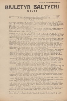 Biuletyn Bałtycki Wilbi : dodatek do „Biuletynu Kowieńskiego”. 1933, nr 153 (20 listopada)