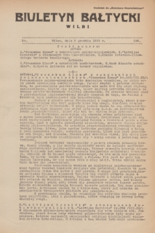 Biuletyn Bałtycki Wilbi : dodatek do „Biuletynu Kowieńskiego”. 1933, nr 156 (2 grudnia)
