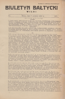 Biuletyn Bałtycki Wilbi : dodatek do „Biuletynu Kowieńskiego”. 1933, nr 157 (7 grudnia)