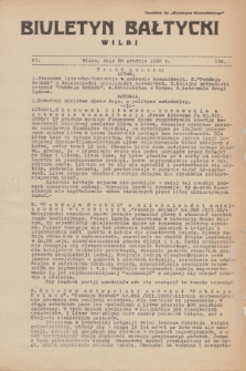 Biuletyn Bałtycki Wilbi : dodatek do „Biuletynu Kowieńskiego”. 1933, nr 159 (28 grudnia)