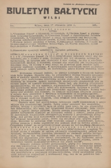 Biuletyn Bałtycki Wilbi : dodatek do „Biuletynu Kowieńskiego”. 1934, nr 162 (17 stycznia)