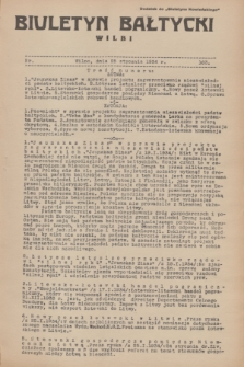 Biuletyn Bałtycki Wilbi : dodatek do „Biuletynu Kowieńskiego”. 1934, nr 163 (25 stycznia)