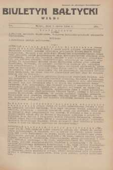 Biuletyn Bałtycki Wilbi : dodatek do „Biuletynu Kowieńskiego”. 1934, nr 169 (5 marca)
