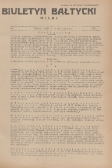 Biuletyn Bałtycki Wilbi : dodatek do „Biuletynu Kowieńskiego”. 1934, nr 170 (8 marca)