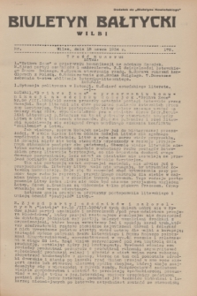 Biuletyn Bałtycki Wilbi : dodatek do „Biuletynu Kowieńskiego”. 1934, nr 172 (15 marca)