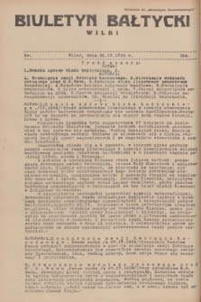 Biuletyn Bałtycki Wilbi : dodatek do „Biuletynu Kowieńskiego”. 1934, nr 184 (28 kwietnia)