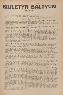 Biuletyn Bałtycki Wilbi : dodatek do „Biuletynu Kowieńskiego”. 1934, nr 185 (30 kwietnia)