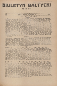 Biuletyn Bałtycki Wilbi : dodatek do „Biuletynu Kowieńskiego”. 1934, nr 186 (2 maja)