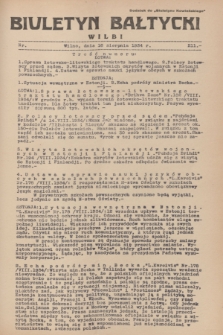 Biuletyn Bałtycki Wilbi : dodatek do „Biuletynu Kowieńskiego”. 1934, nr 211 (16 sierpnia)