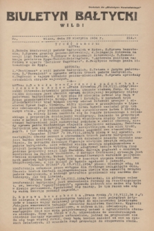 Biuletyn Bałtycki Wilbi : dodatek do „Biuletynu Kowieńskiego”. 1934, nr 214 (29 sierpnia)