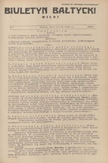 Biuletyn Bałtycki Wilbi : dodatek do „Biuletynu Kowieńskiego”. 1934, nr 218 (11 września)