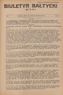 Biuletyn Bałtycki Wilbi : dodatek do „Biuletynu Kowieńskiego”. 1934, nr 231 (17 października)