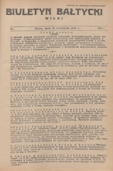 Biuletyn Bałtycki Wilbi : dodatek do „Biuletynu Kowieńskiego”. 1934, nr 239 (10 listopada)