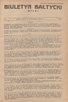 Biuletyn Bałtycki Wilbi : dodatek do „Biuletynu Kowieńskiego”. 1934, nr 242 (19 listopada)
