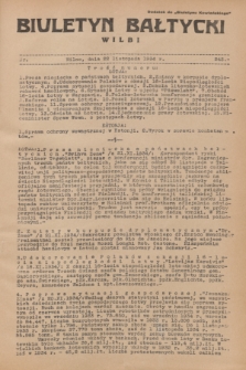 Biuletyn Bałtycki Wilbi : dodatek do „Biuletynu Kowieńskiego”. 1934, nr 243 (22 listopada)