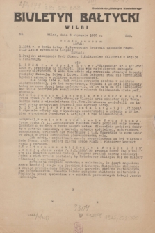 Biuletyn Bałtycki Wilbi : dodatek do „Biuletynu Kowieńskiego”. 1935, nr 253 (3 stycznia)